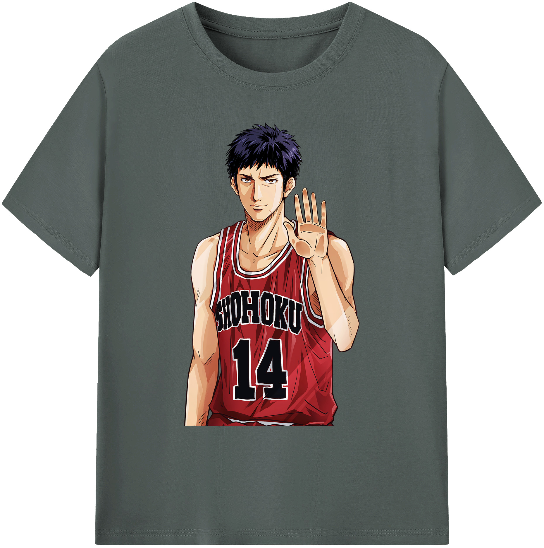 （画像用） SLAM DUNK／スラムダンク 綿100％ メンズ半袖Tシャツ｜肌触りやわらか＆通気性